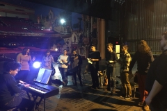 Malik-rehearses-cast-Avenue-Q